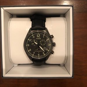Timex Waterbury Chronograph 42MM Watch Black